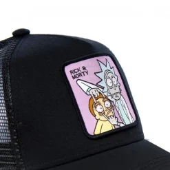 Casquette Trucker Rick And Morty Snapback Noir Capslab