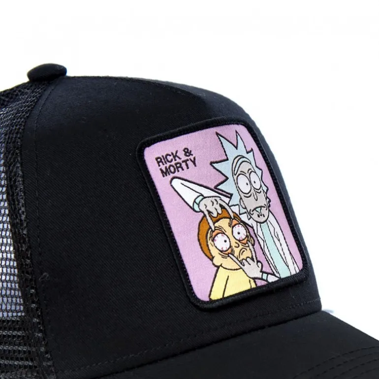 Casquette Trucker Rick And Morty Snapback Noir Capslab