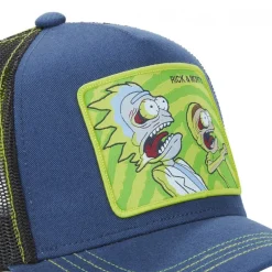 Casquette Trucker Rick And Morty Snapback Bleu Capslab