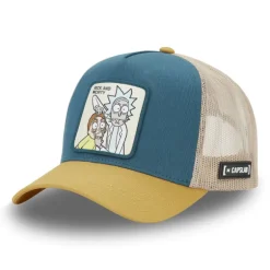 Casquette Trucker Rick Et Morty Snapback Bleue - Capslab
