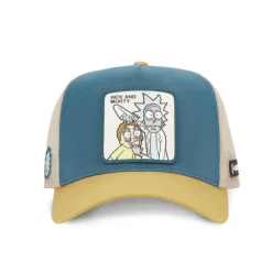 Casquette Trucker Rick Et Morty Snapback Bleue - Capslab