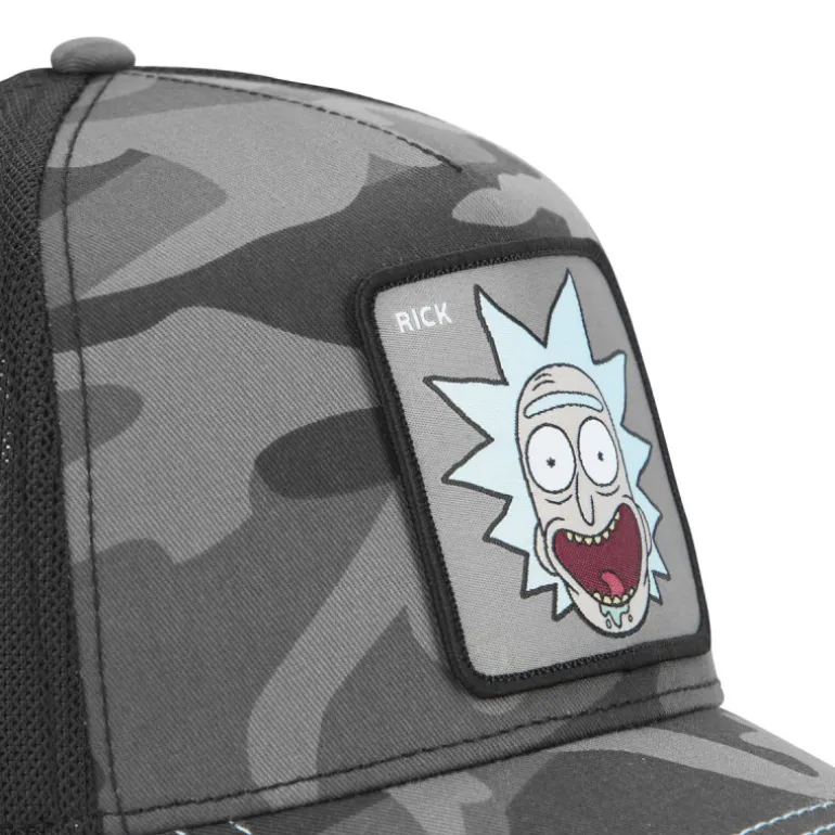 Casquette Trucker Rick Et Morty Snapback Noire - Capslab