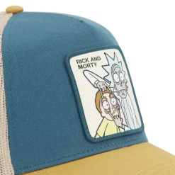 Casquette Trucker Rick Et Morty Snapback Bleue - Capslab