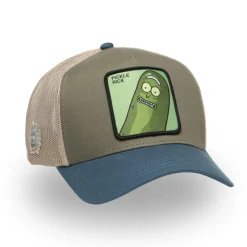 Casquette Trucker Rick Et Morty Pickle Snapback Kaki - Capslab