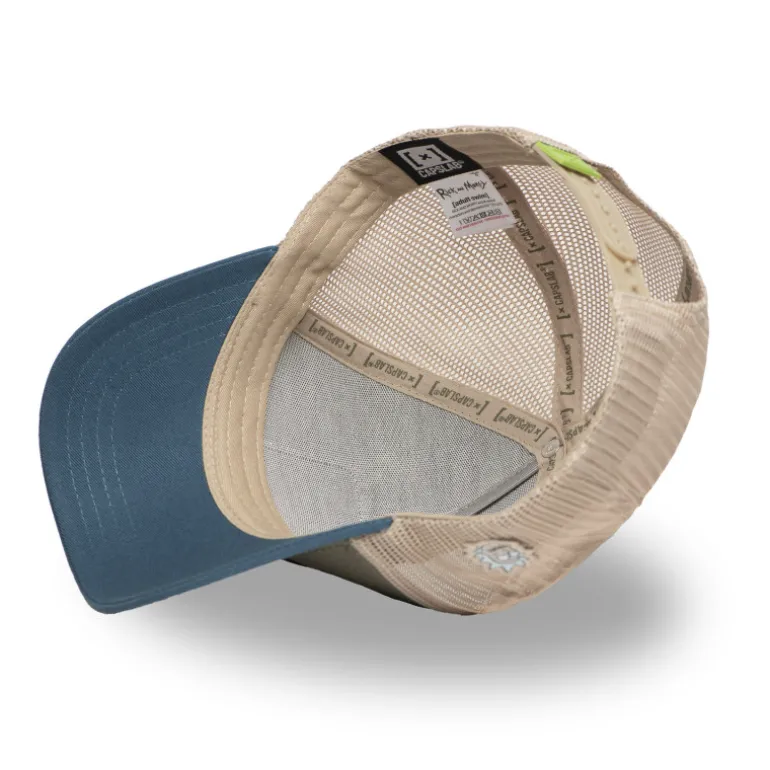 Casquette Trucker Rick Et Morty Pickle Snapback Kaki - Capslab