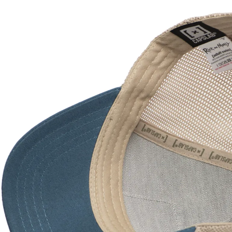 Casquette Trucker Rick Et Morty Pickle Snapback Kaki - Capslab