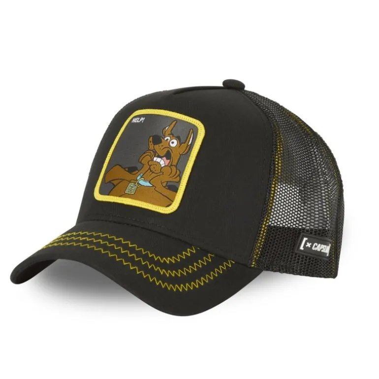 Casquette Trucker Scooby-Doo Snapback Noir Capslab