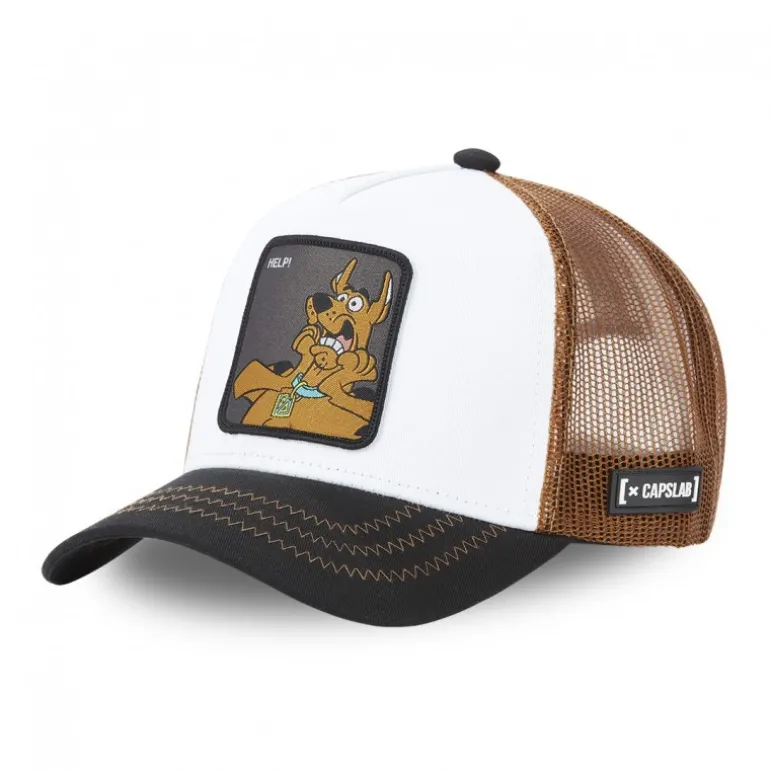 Casquette Trucker Scooby-Doo Snapback Blanc Capslab