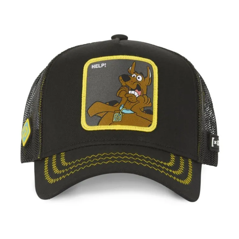 Casquette Trucker Scooby-Doo Snapback Noir Capslab