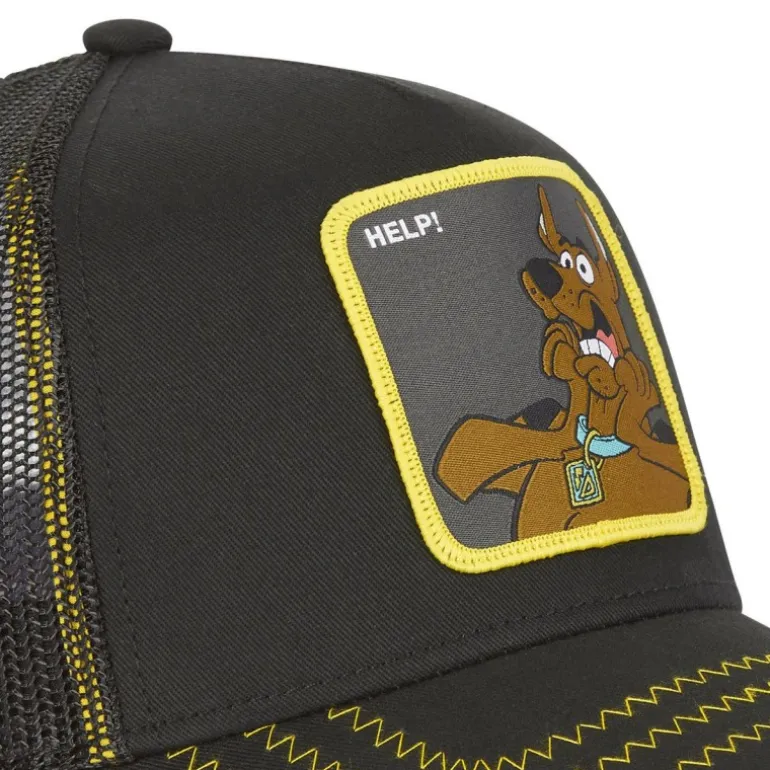 Casquette Trucker Scooby-Doo Snapback Noir Capslab