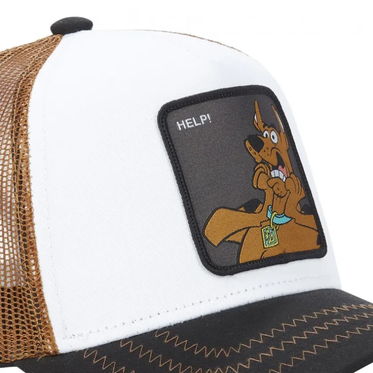 Casquette Trucker Scooby-Doo Snapback Blanc Capslab