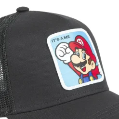 Casquette Trucker Super Mario Snapback Noir Capslab
