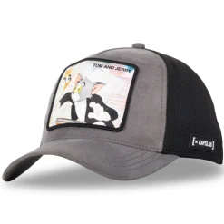 Casquette Trucker Tom And Jerry Snapback - Grise - Capslab