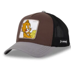 Casquette Trucker Tom And Jerry Snapback - Marron - Capslab