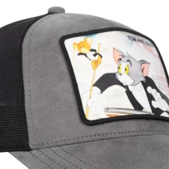 Casquette Trucker Tom And Jerry Snapback - Grise - Capslab