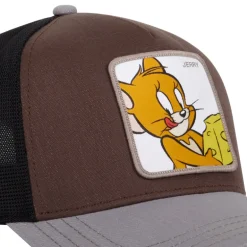 Casquette Trucker Tom And Jerry Snapback - Marron - Capslab