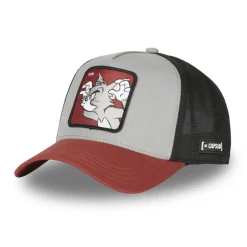 Casquette Trucker Tom Et Jerry Snapback Grise - Capslab