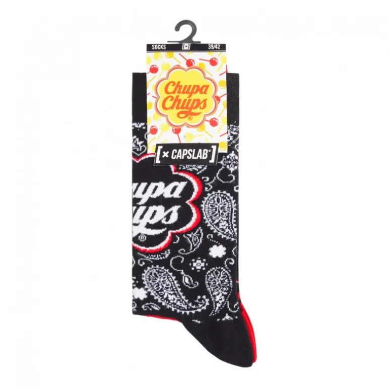Paire de Chaussettes Chupa Chups Rouge Capslab