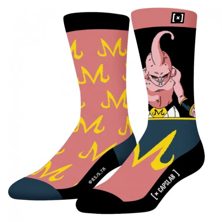 Paire de Chaussettes Dragon Ball Z Buu Rose Capslab