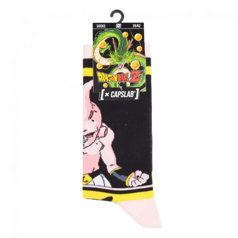 Paire de Chaussettes Dragon Ball Z Buu Jaune Capslab