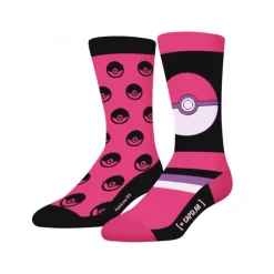 Paire de Chaussettes Pokemon Pokeball Rouge Capslab