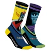 Paire de chaussettes tennis dépareillées Goldorak Minos - Capslab