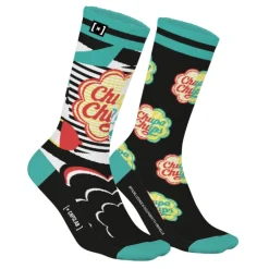 Paire de chaussettes tennis dépareillées Noir Chupa Chups - Capslab