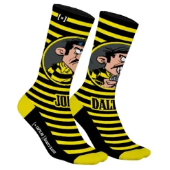 Paire de chaussettes tennis dépareillées Lucky Luke Joe Dalton - Capslab