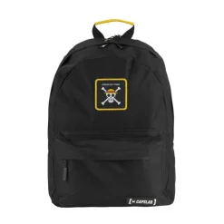 Sac à dos noir borne ordinateur One Piece Jolly Roger - Capslab