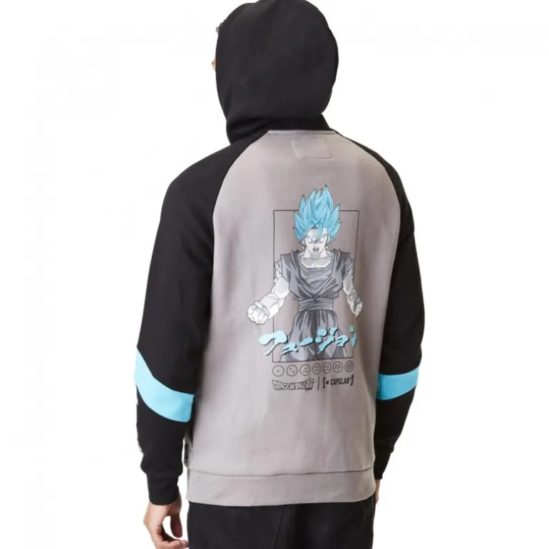 Sweat Dragon Ball Super Vegetto Homme Gris Capslab