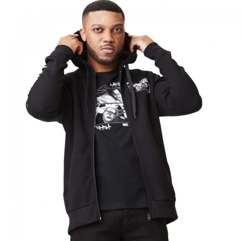 Sweat Naruto Shippuden Homme Noir Capslab
