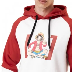 Sweat One Piece Luffy Homme Rouge Capslab