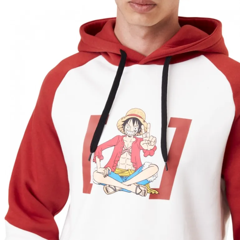 Sweat One Piece Luffy Homme Rouge Capslab