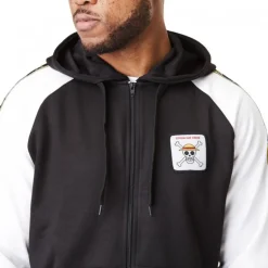 Sweat One Piece Luffy Homme Gris Capslab