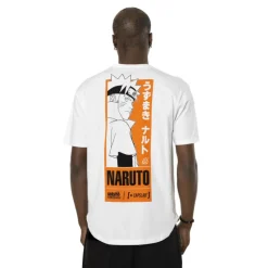 T-shirt Blanc Naruto Shippuden Homme coupe Relaxed fit Capslab