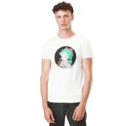 T-shirt Dragon Ball Bulma Homme Blanc Capslab