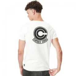 T-shirt Dragon Ball Bulma Homme Blanc Capslab