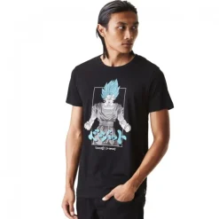 T-shirt Dragon Ball Super Vegetto Homme Noir Capslab