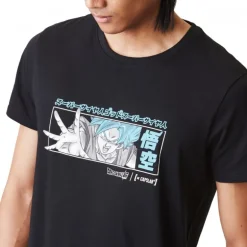 T-shirt Dragon Ball Super Goku Homme Noir Capslab
