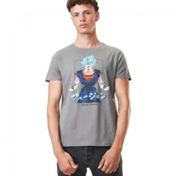 T-shirt Dragon Ball Super Vegetto Homme Gris Capslab