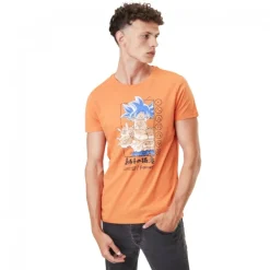 T-shirt Dragon Ball Super Goku Homme Orange Capslab