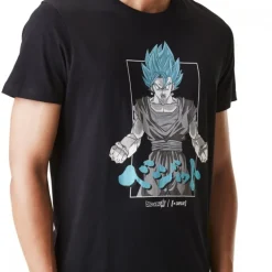 T-shirt Dragon Ball Super Vegetto Homme Noir Capslab