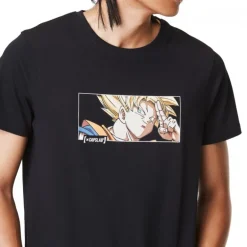 T-shirt Dragon Ball Z Goku Homme Noir Capslab