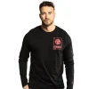 T-shirt Manches Longues Noir Naruto Shippuden Itachi homme coupe Regular Capslab