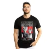 T-shirt Noir Dragon Ball Super Goku, Vegeta homme coupe Regular Capslab