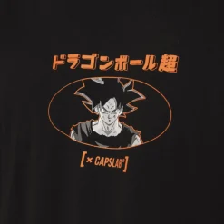 T-shirt Noir Dragon Ball Super Goku Homme - Capslab