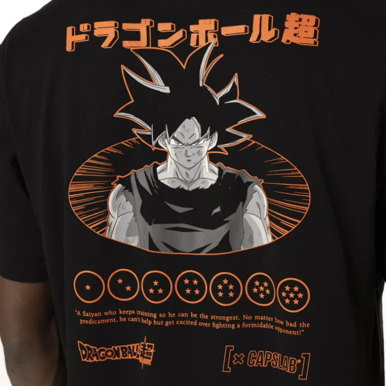 T-shirt Noir Dragon Ball Super Goku Homme - Capslab