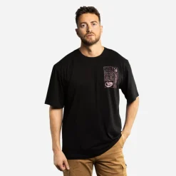 T-shirt Noir Dragon Ball Super Black Goku homme coupe Relaxed fit Capslab