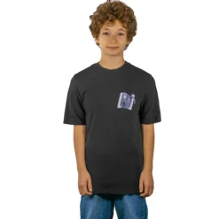 T-shirt Noir garcon coupe Relaxed fit Monkey Business Capslab