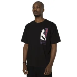 T-shirt Noir Naruto Shippuden Sasuke Homme coupe Relaxed fit Capslab